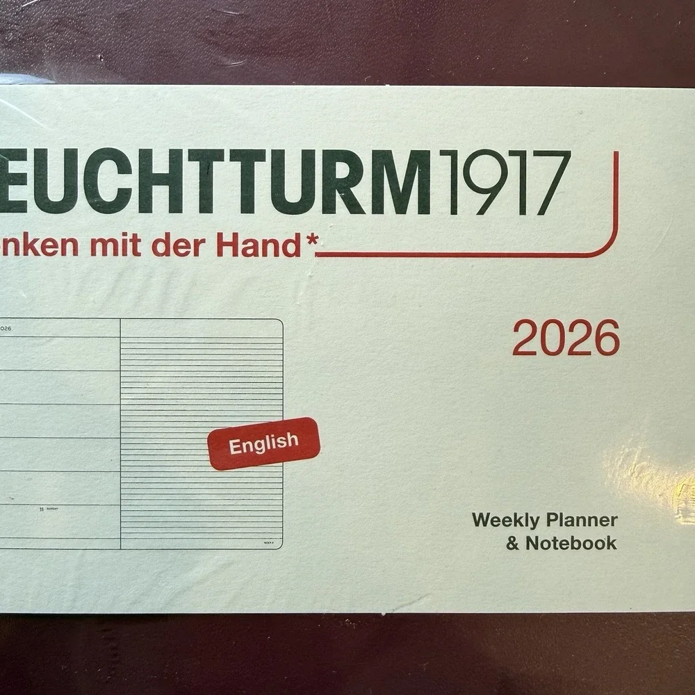 LEUCHTTURM1917 - Weekly Planner & Notebook 2026, Hardcover, Medium (A5), Ruled